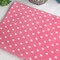 Pink Rabbit Fleece Throw Blanket, Travel Pillow & Cushion, Soft & Durable